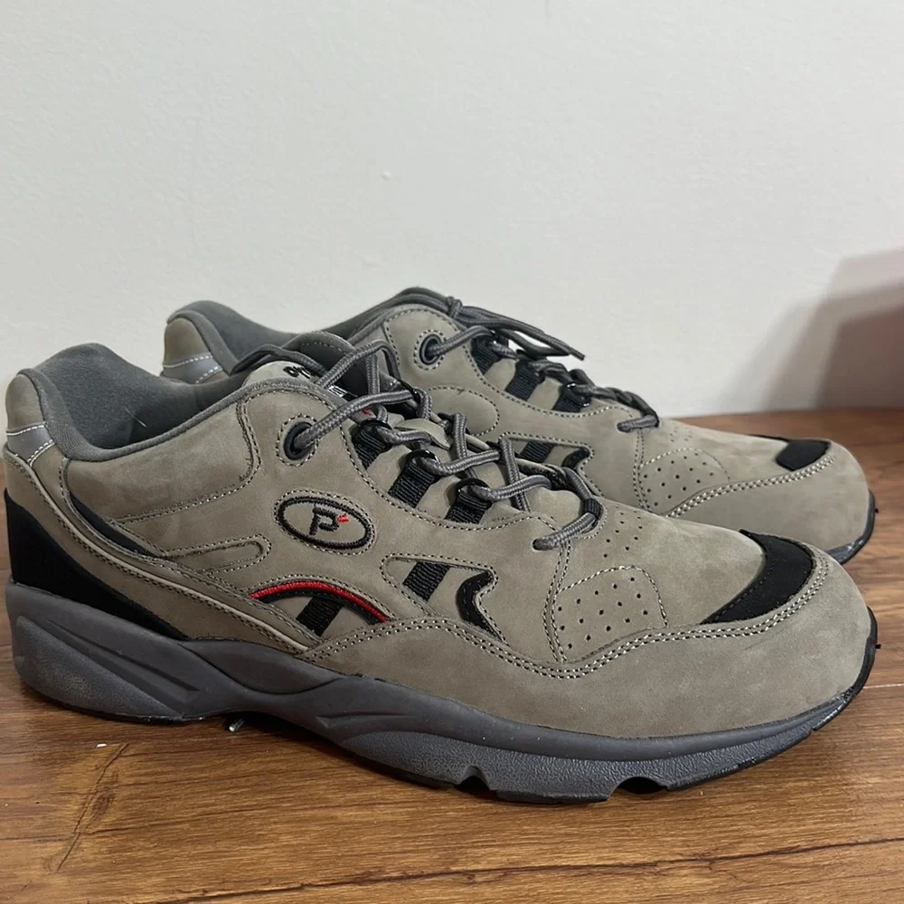Propet Men's Olive Black Athletic Shoes size 13 stability walker balance health